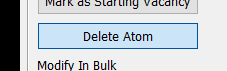 Delete atom mode button