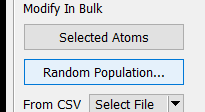 Modify population tool button