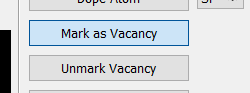 Mark vacancy mode button