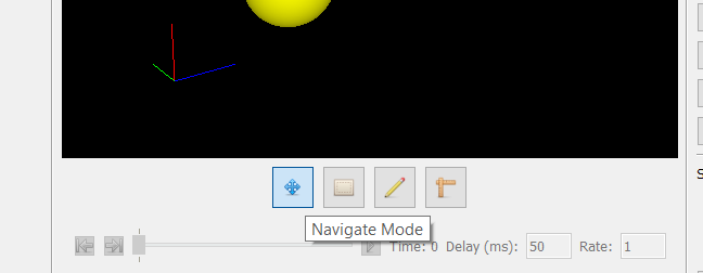 Navigate mode tool button