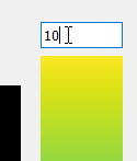 Energy scale after being manually edited. The upper bound reads 10 eV